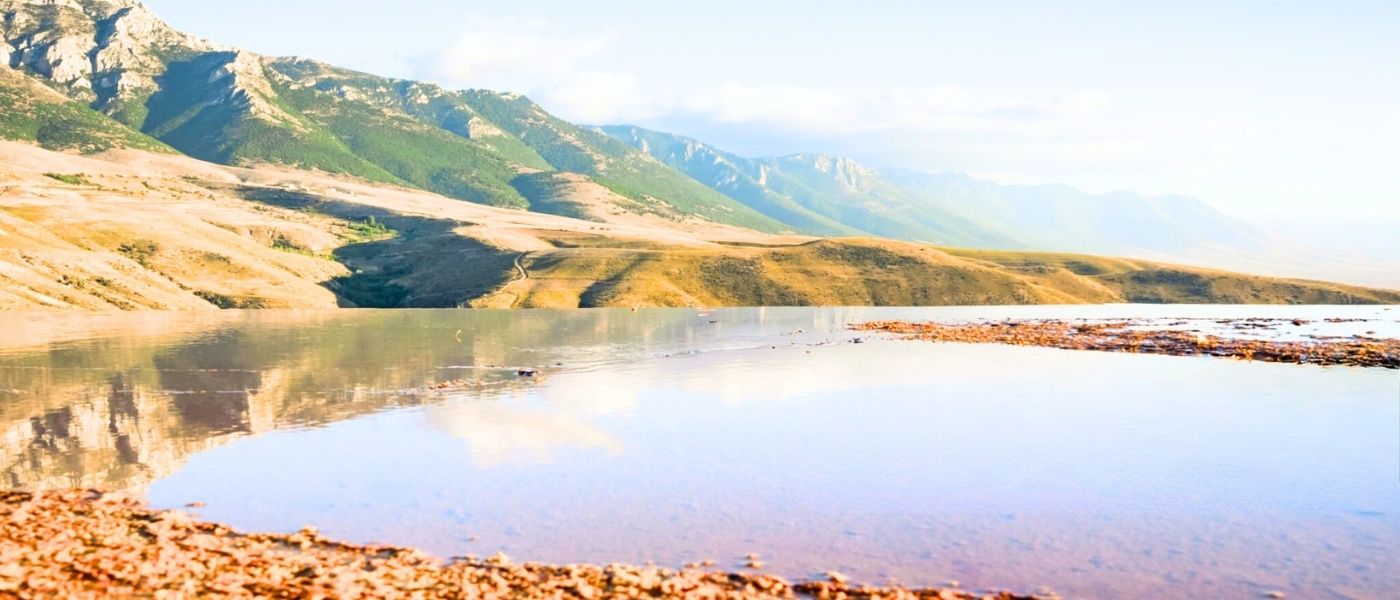 Badab-e Surt is a spectacular and rare natural wonder in Mazandaran Province, northern Iran, famous for its unique stepped terraces.