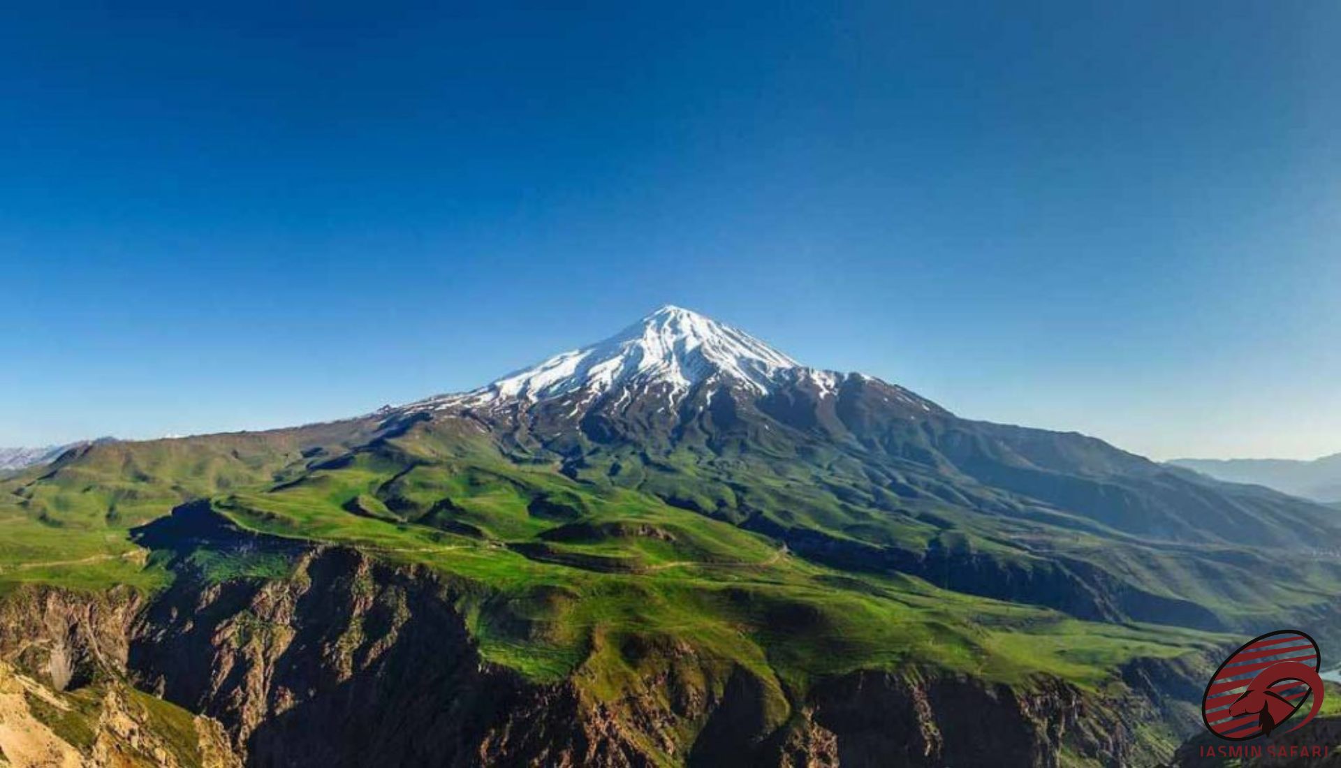 Mount Damavand is a colossal, snow-capped stratovolcano and a national symbol of Iran. It is the highest mountain in the Middle East and the highest volcano in all of Asia, a challenge for mountaineers and a monument steeped in Persian mythology.